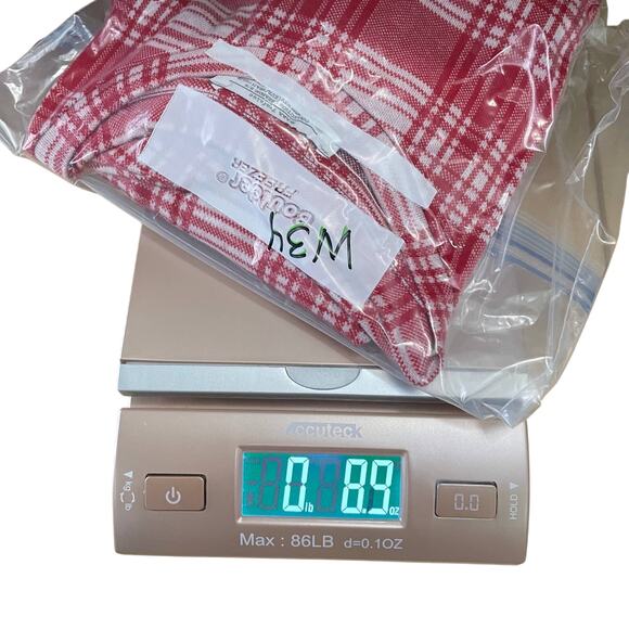 Zara Trafaluc Collection Womens Red White Plaid Side Slit Knit Tops Size Small - Picture 8 of 8